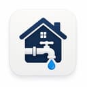 Residential plumbing icon