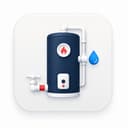 Water heater services icon